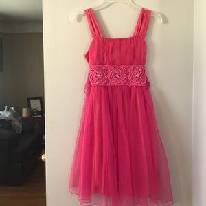 Girls pink mymichelle dress size 8